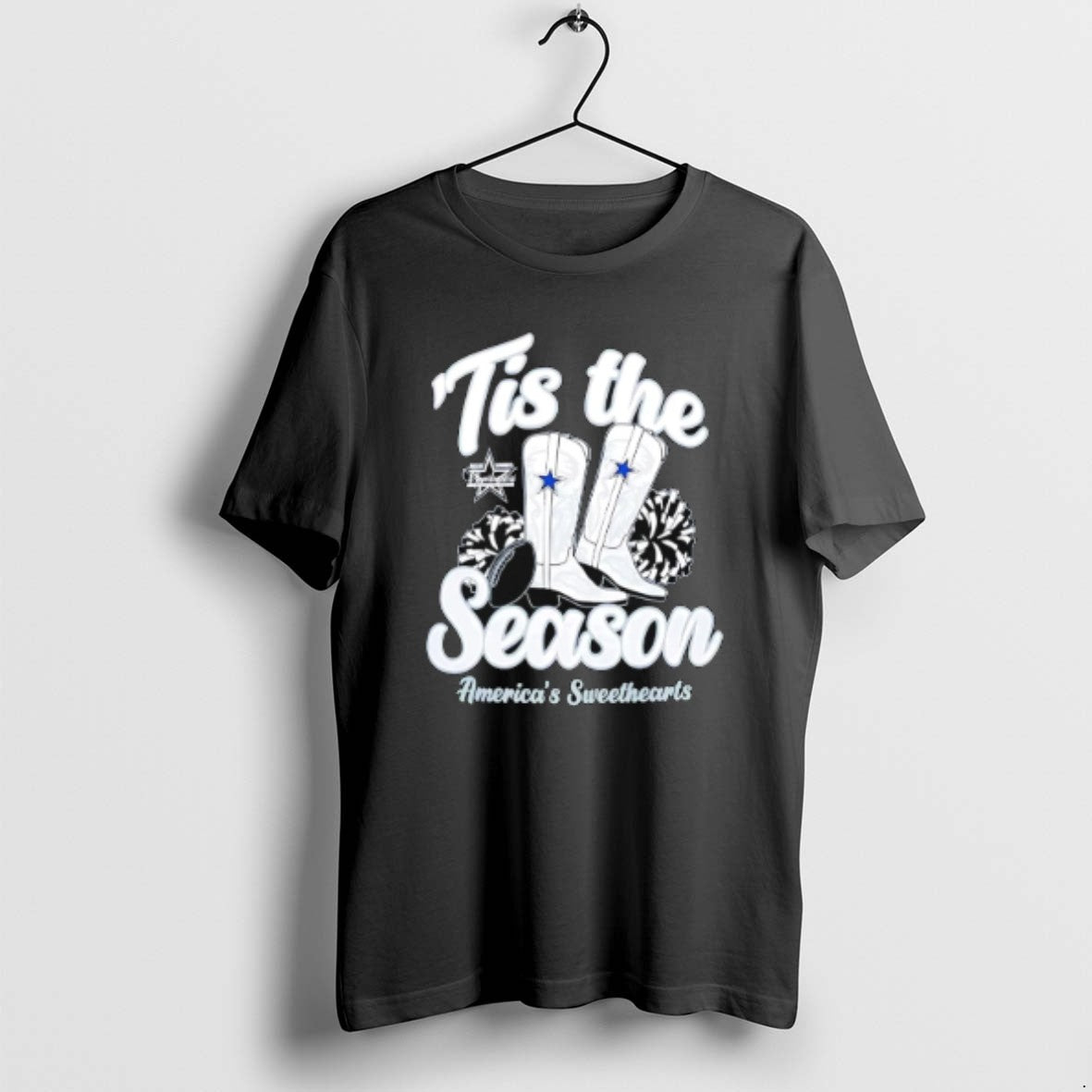 Official Dallas Cowboys Tis The Season Boots 2025 T-Shirts, Hoodie, Sweatshirt | PopFlextees.com