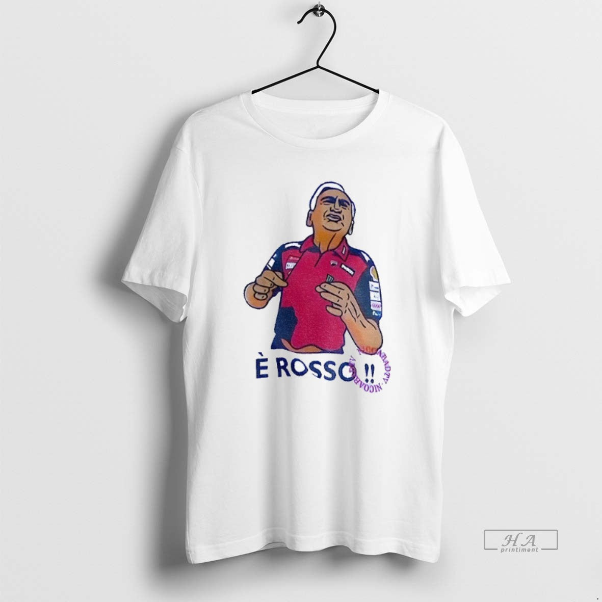Official Davide Tardozzi Grand Prix 250cc E Rosso Cartoon T-Shirts, Hoodie, Sweatshirt | PopFlextees.com
