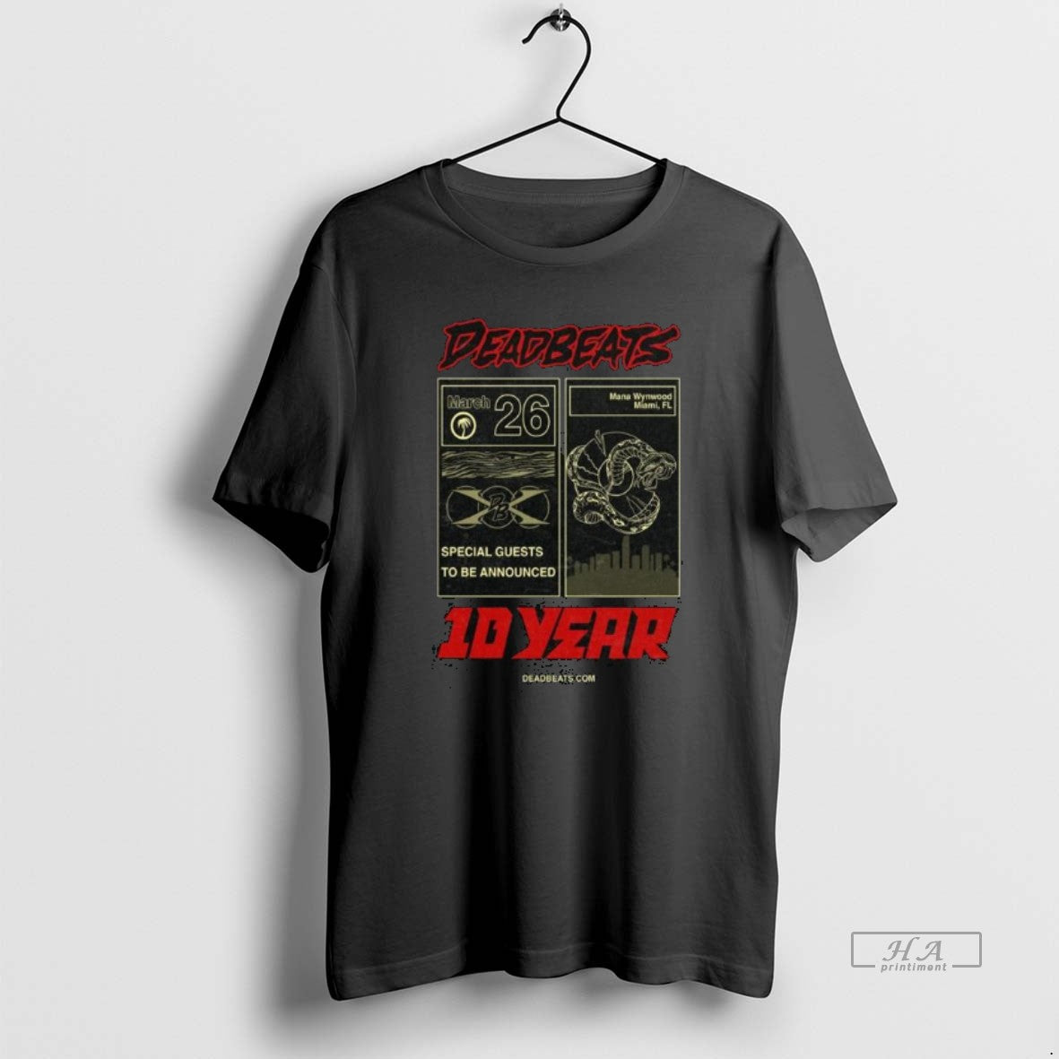 Official Deadbeats Mana Wynwood Miami Fl March 26 2026 Concert T-Shirts, Hoodie, Sweatshirt