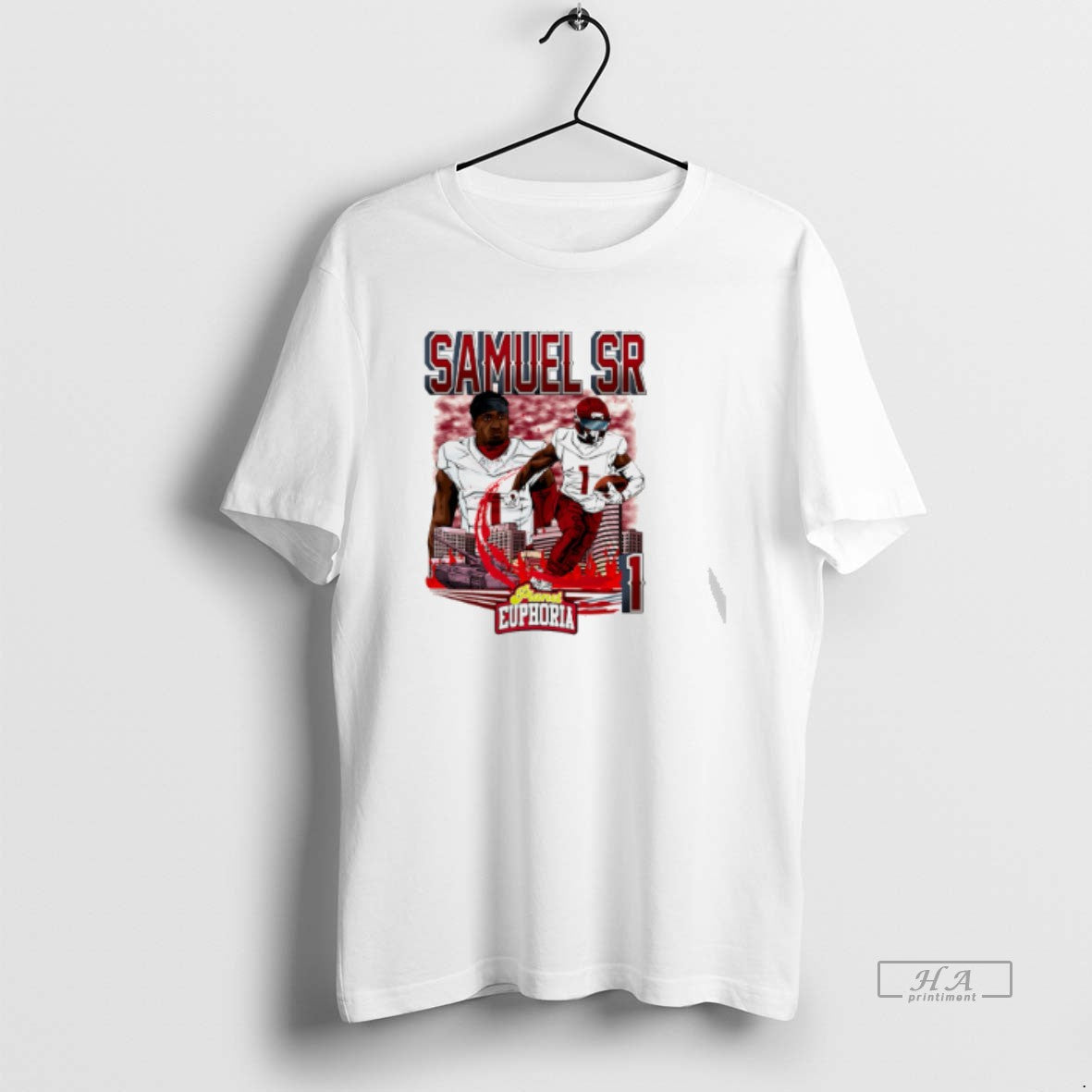 Official Deebo Samuel Sr Washington Commanders Player Skyline Comic T-Shirts, Hoodie, Sweatshirt | PopFlextees.com