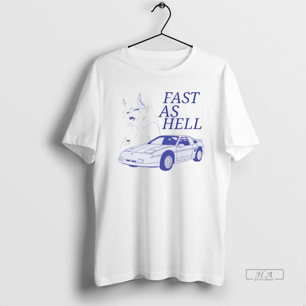 Official Demon Girl And Car Anime Fast As Hell T-Shirts, Hoodie, Sweatshirt | PopFlextees.com