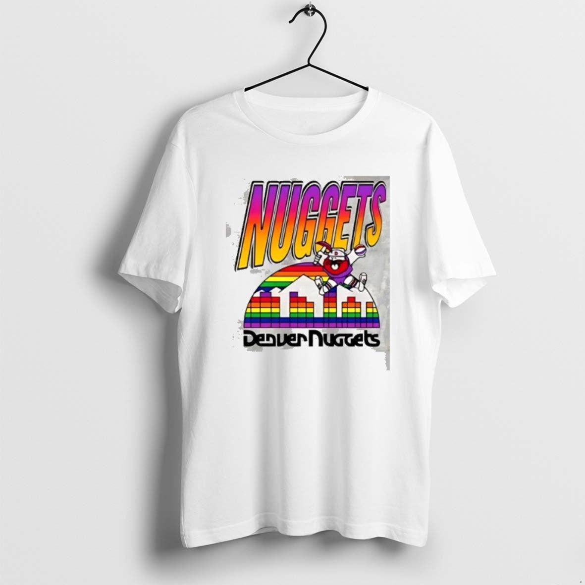 Official Denver Nuggets Retro Champs Pride T-Shirts, Hoodie, Sweatshirt | PopFlextees.com