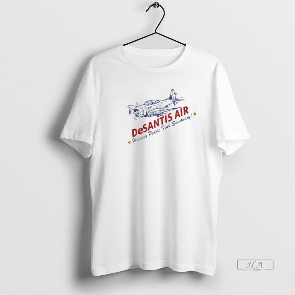 Official Desantis Air Helping People Find Sanctuary T-Shirts, Hoodie, Sweatshirt