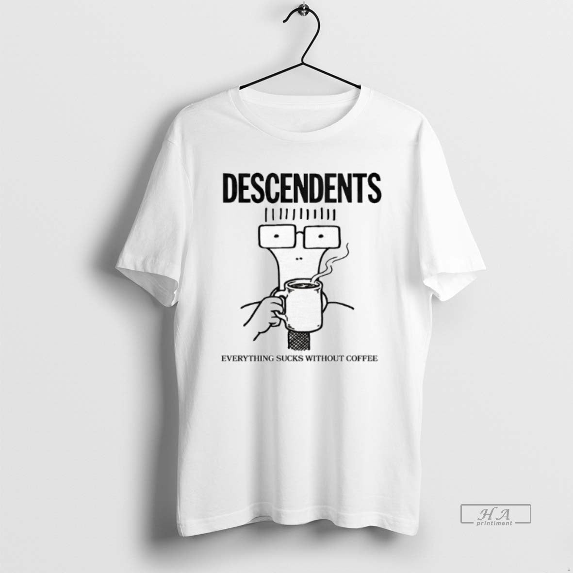 Official Descendents Iconic 1982 Everything Sucks Without Coffee T-Shirts, Hoodie, Sweatshirt | PopFlextees.com