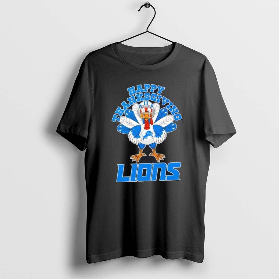 Official Detroit Lions Football X Turkey Happy Thanksgiving T-Shirts, Hoodie, Sweatshirt | PopFlextees.com