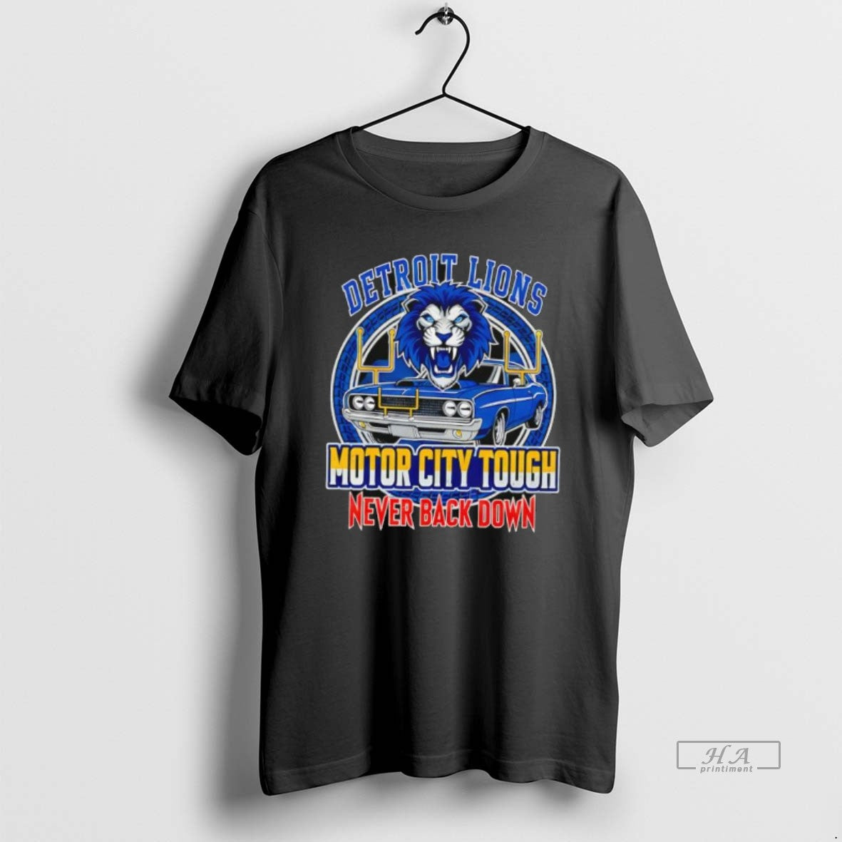 Official Detroit Lions Motor City Tough Never Back Down Football T-Shirts, Hoodie, Sweatshirt | PopFlextees.com