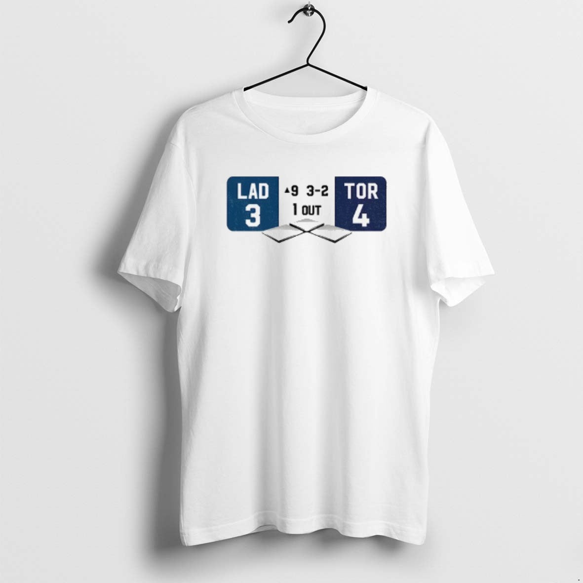 Official Dodgers Blue Jays World Series Win Top Of The Ninth Score Lad 3 T-Shirts, Hoodie, Sweatshirt | PopFlextees.com