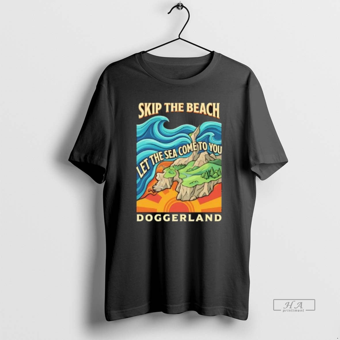Official Doggerland Skip The Beach Let The Sea Come To You T-Shirts, Hoodie, Sweatshirt | PopFlextees.com