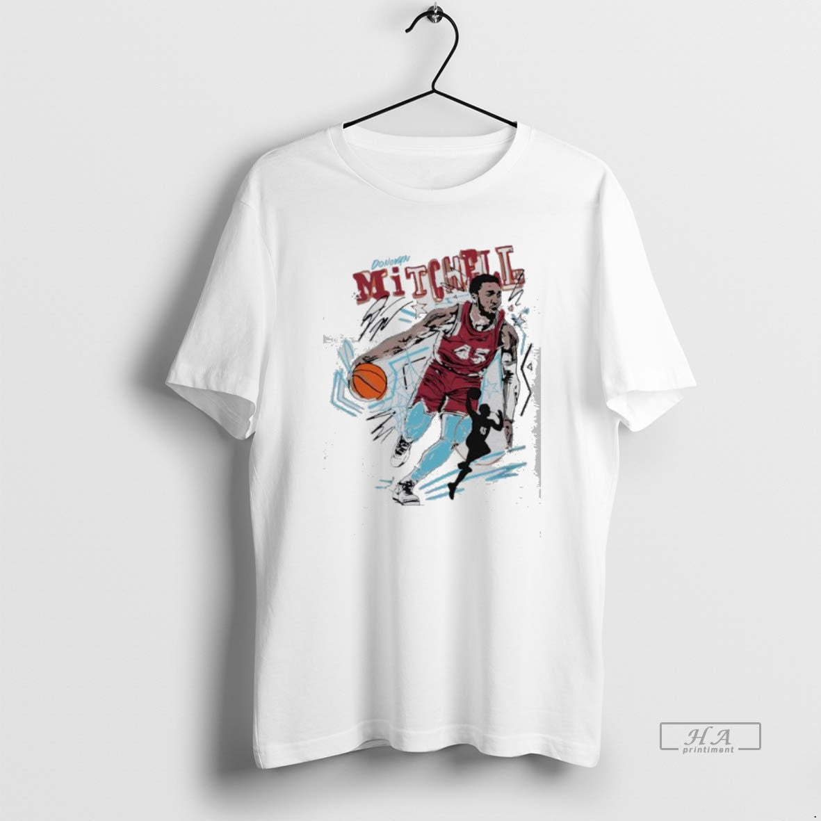 Official Donovan Mitchell Cleveland Scribble Player T-Shirts, Hoodie, Sweatshirt | PopFlextees.com