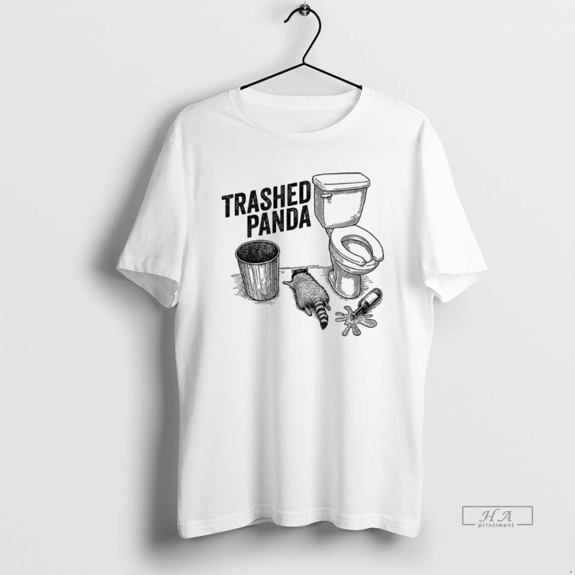 Official Drunk Raccoon Trashed Panda Meme T-Shirts, Hoodie, Sweatshirt | PopFlextees.com