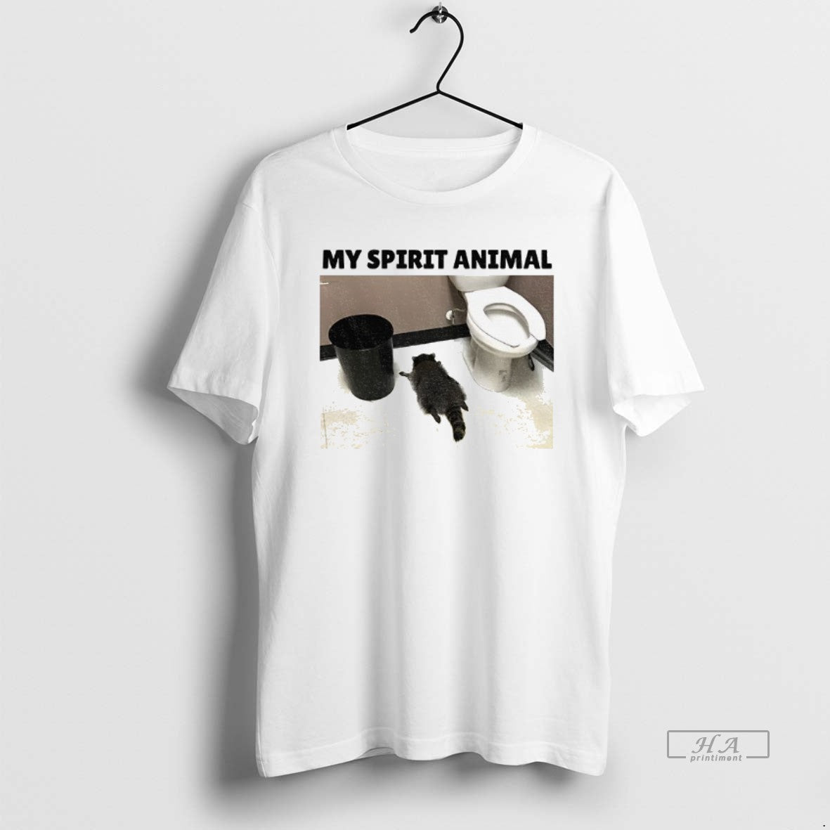Official Drunk Raccoon My Spirit Animal T-Shirts, Hoodie, Sweatshirt | PopFlextees.com