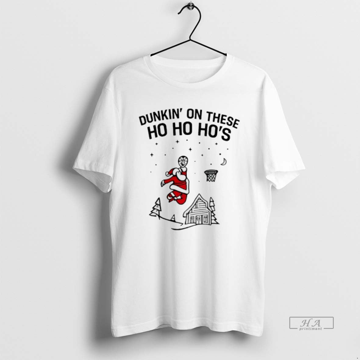 Official Duckin On These Ho Ho Hos Santa T-Shirts, Hoodie, Sweatshirt | PopFlextees.com