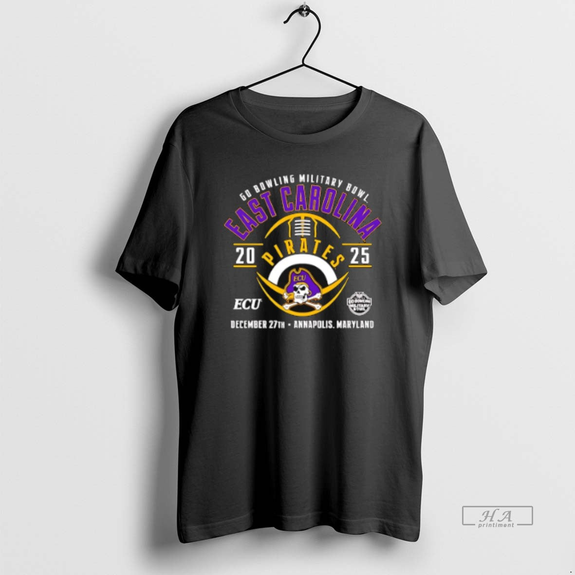 Official East Carolina Pirates 2025 Go Bowling Military Bowl T-Shirts, Hoodie, Sweatshirt | PopFlextees.com