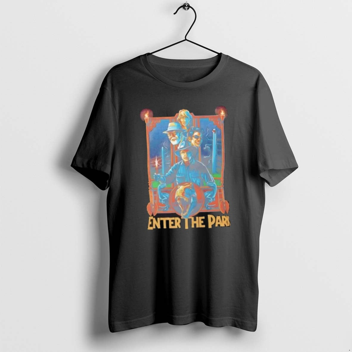 Official Enter The Park Retro Jurassic Movie T-Shirts, Hoodie, Sweatshirt | PopFlextees.com