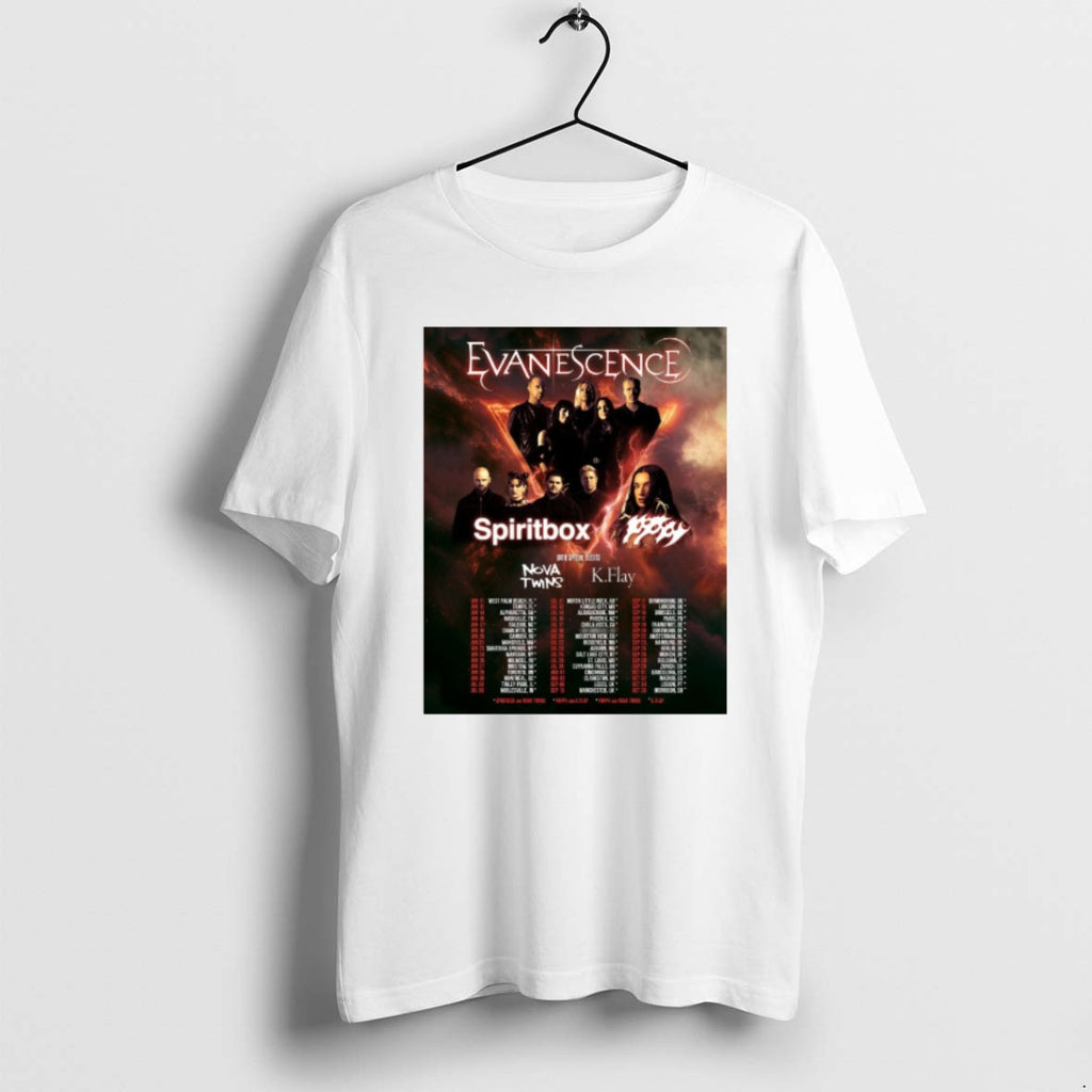 Official Evanescence Special Guests Spiritbox Nova Twins And K T-Shirts, Hoodie, Sweatshirt | PopFlextees.com
