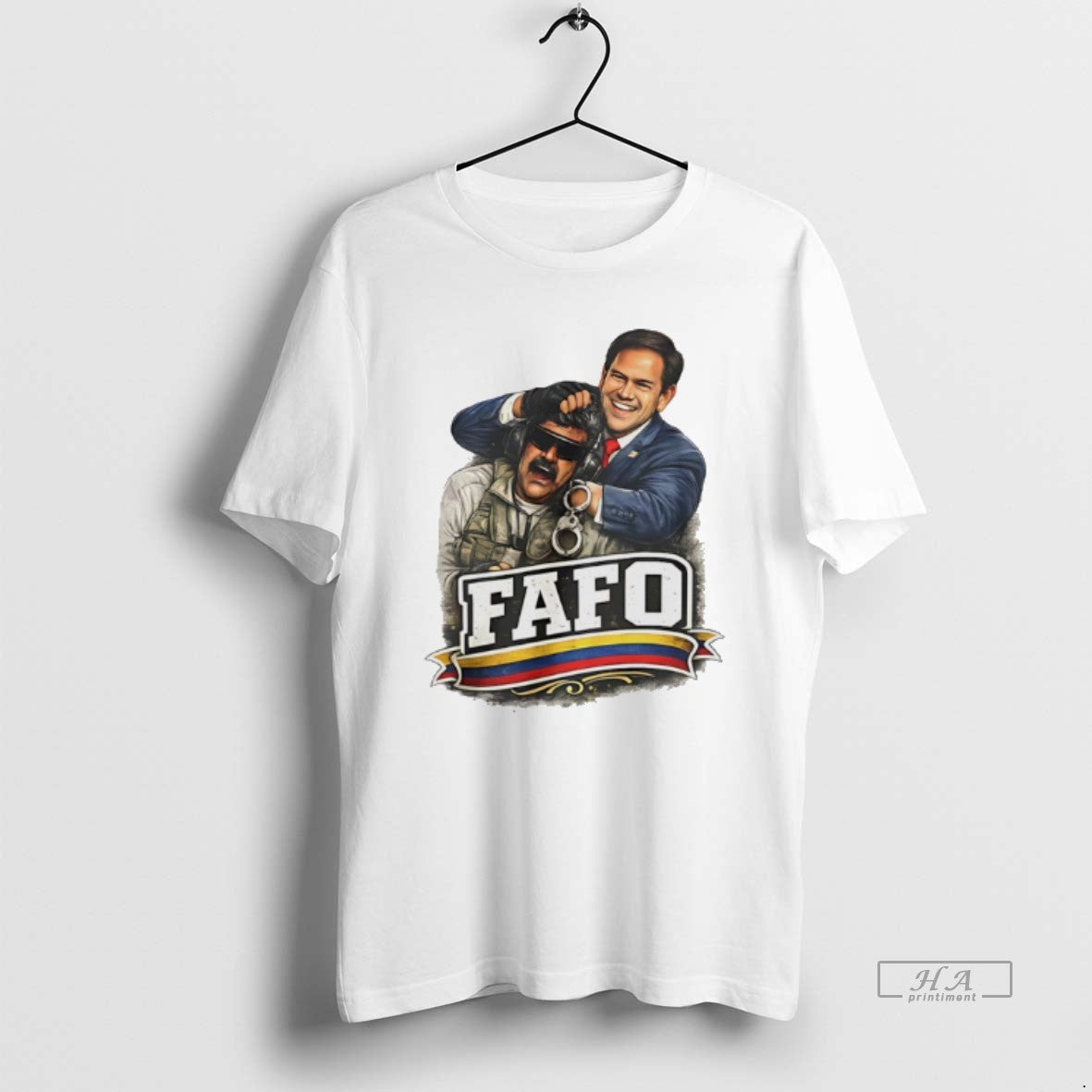 Official Fafo Marco Rubio With Maduro In A Headlock Graphic T-Shirts, Hoodie, Sweatshirt | PopFlextees.com