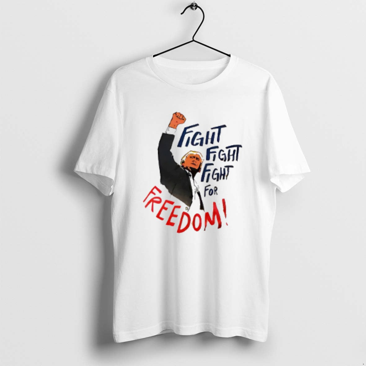 Official Fight Fight Fight For Freedom Trump T-Shirts, Hoodie, Sweatshirt | PopFlextees.com