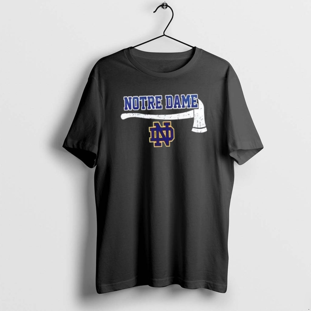Official Firefighter Fire Dept Always Ready Notre Dame Fighting Irish 2 Sided T-Shirts, Hoodie, Sweatshirt | PopFlextees.com