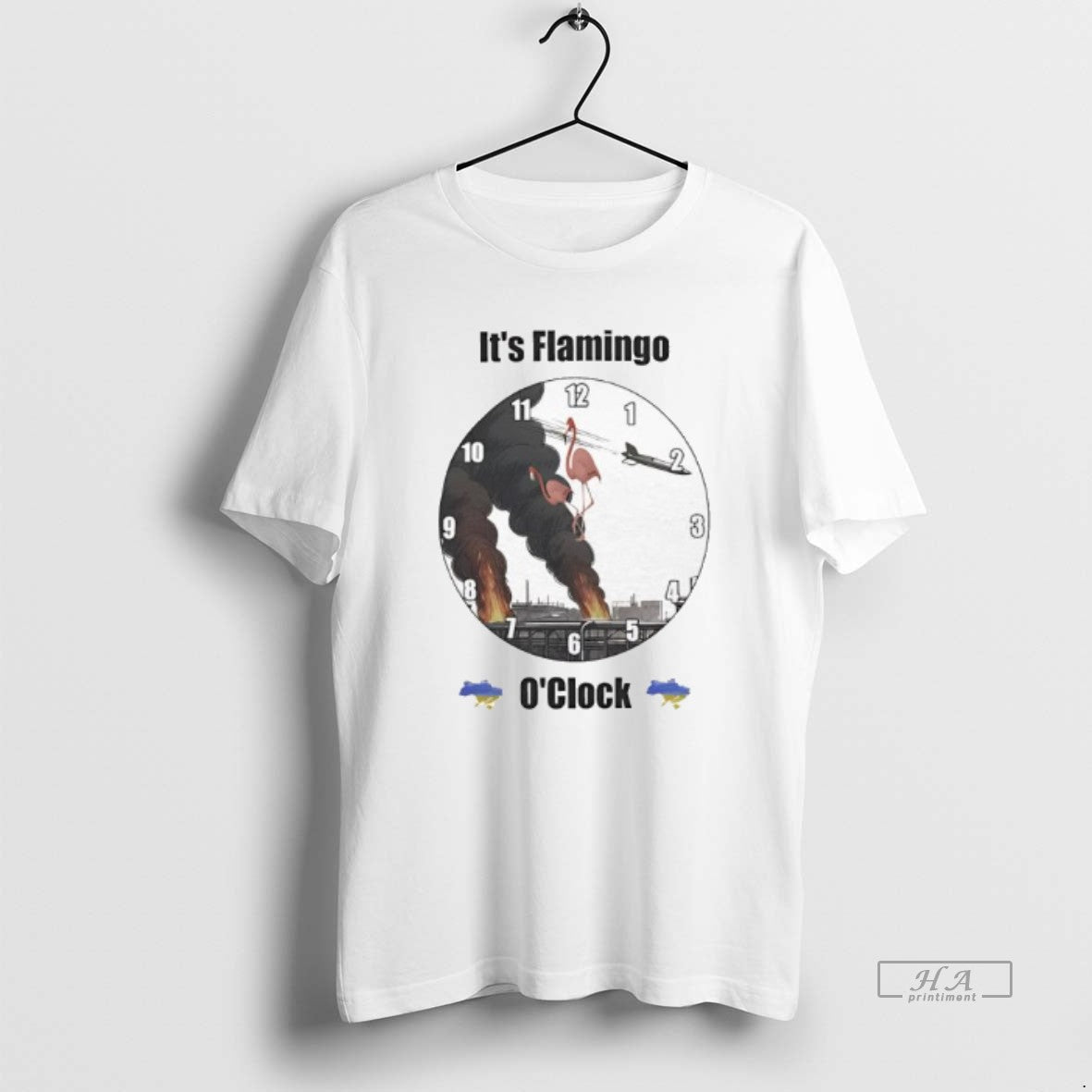 Official Flamingo Oclock Graphic T-Shirts, Hoodie, Sweatshirt | PopFlextees.com