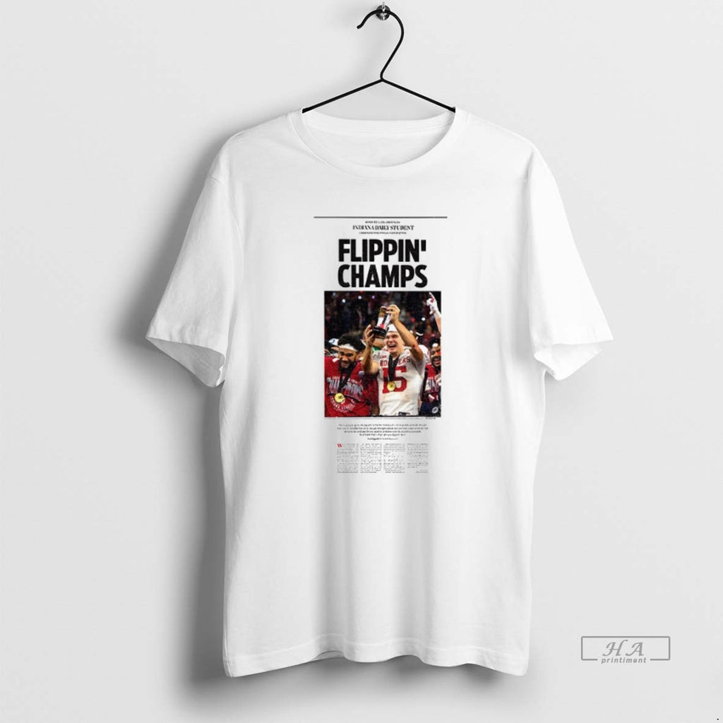 Official Flippin Champs 2025 Indiana Football 13 0 Perfection Big 10 Champions T-Shirts, Hoodie, Sweatshirt | PopFlextees.com