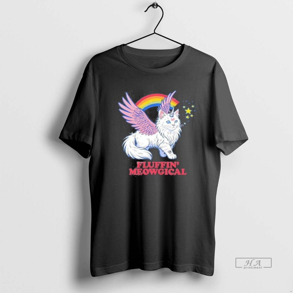 Official Fluffin Meowgical Unicorn Cat Lightbowl T-Shirts, Hoodie, Sweatshirt | PopFlextees.com
