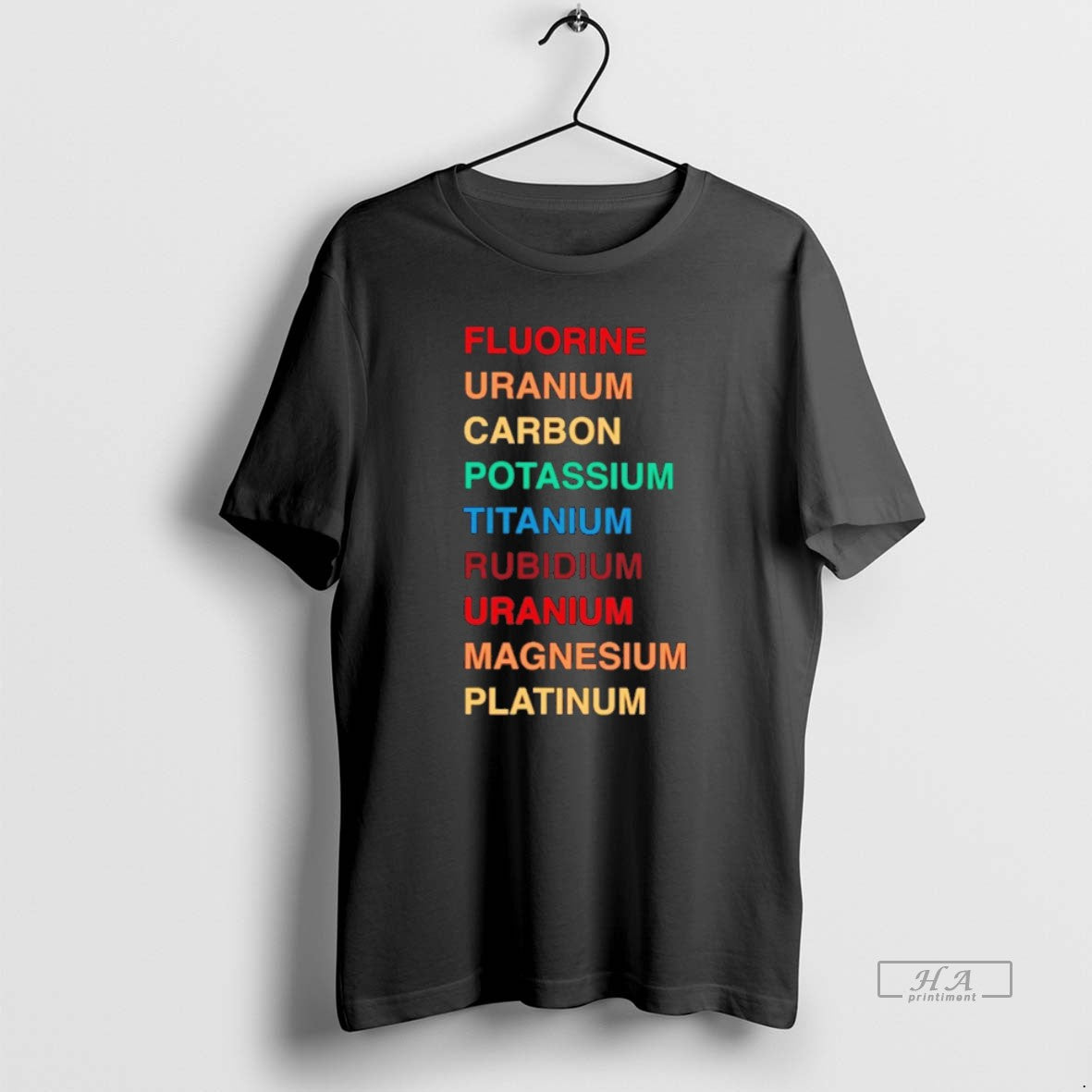 Official Fluorine Uranium Carbon Potassium Titanium T-Shirts, Hoodie, Sweatshirt | PopFlextees.com