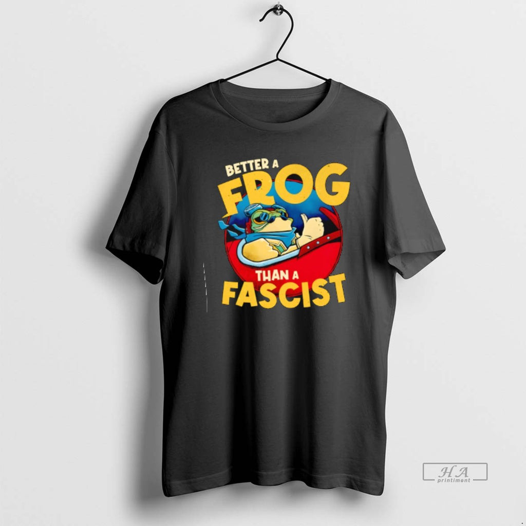 Official Forg Thumbs Up Riding Car Better A Frog Than A Fascist Vintage T-Shirts, Hoodie, Sweatshirt | PopFlextees.com