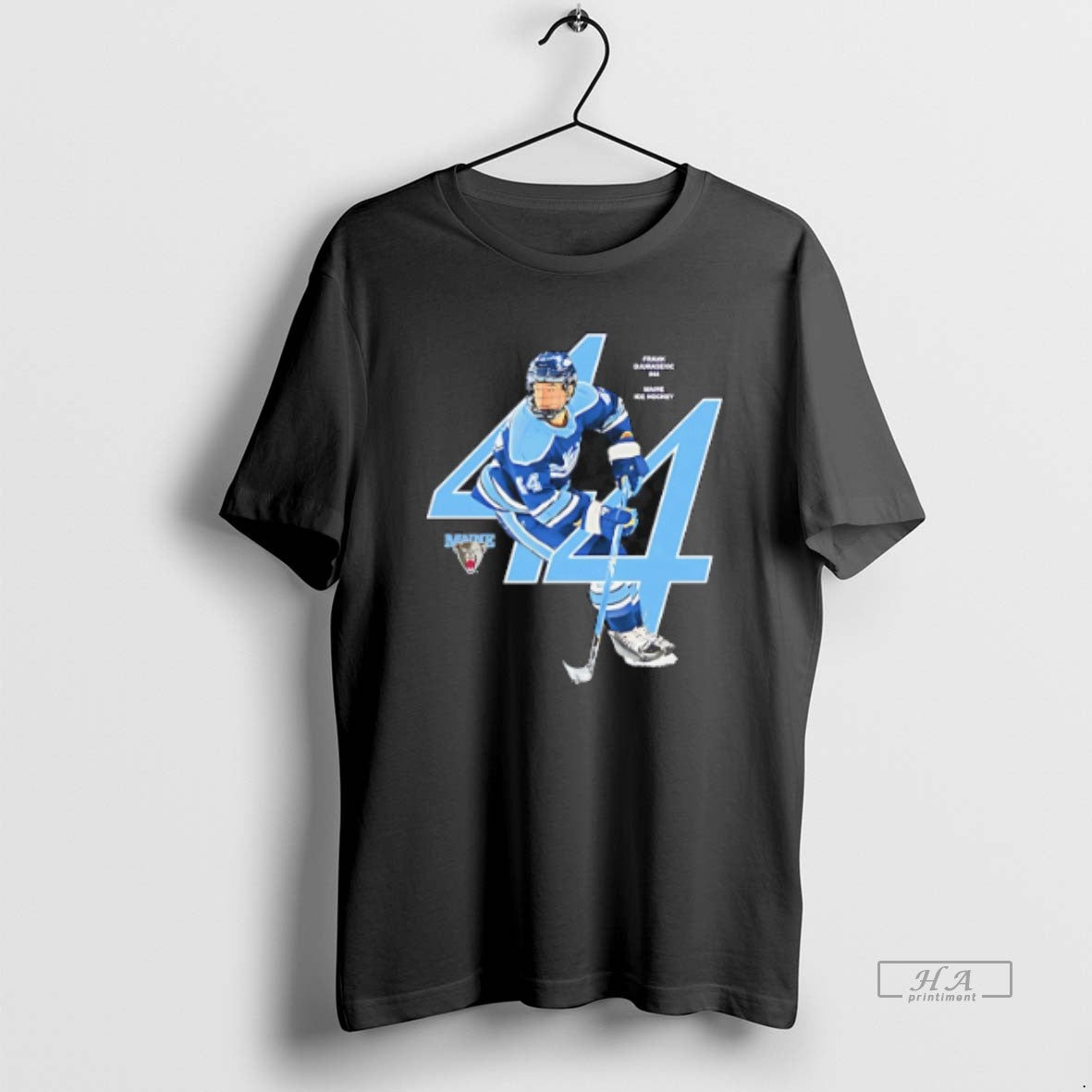 Official Frank Djurasevic Maine Hockey Ncaa Graphic T-Shirts, Hoodie, Sweatshirt | PopFlextees.com