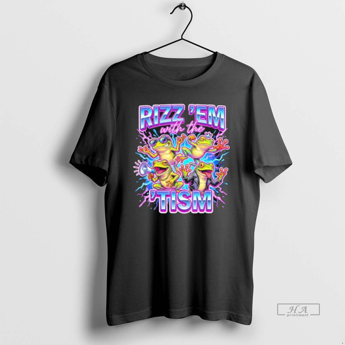 Official Frog Autism Rizz Em With The Tism T-Shirts, Hoodie, Sweatshirt | PopFlextees.com