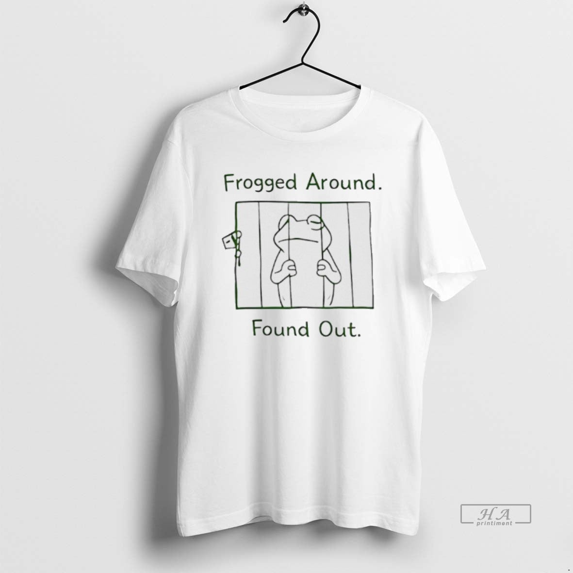 Official Frog Frogged Around Found Out Meme T-Shirts, Hoodie, Sweatshirt | PopFlextees.com