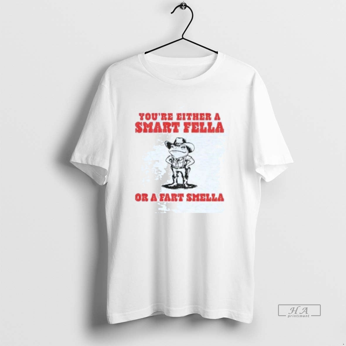 Official Frog Youre Either A Smart Fella Or A Fart Smella T-Shirts, Hoodie, Sweatshirt | PopFlextees.com