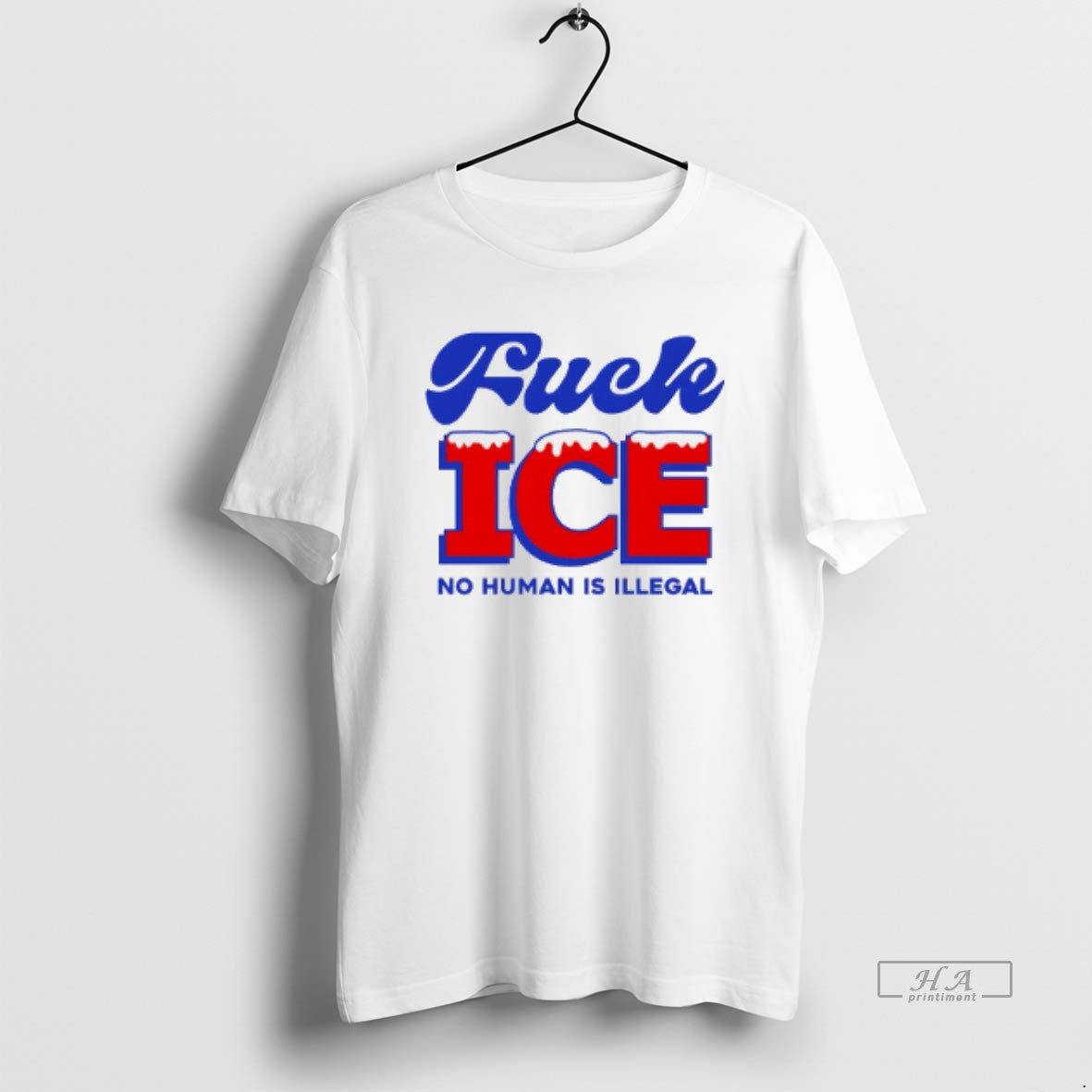 Official Fuck Ice No Human Is Illegal T-Shirts, Hoodie, Sweatshirt | PopFlextees.com