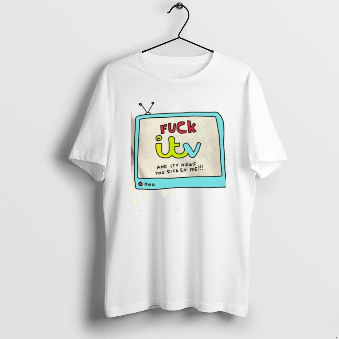 Official Fuck Itv And Itv News You Sicken Me T-Shirts, Hoodie, Sweatshirt | PopFlextees.com