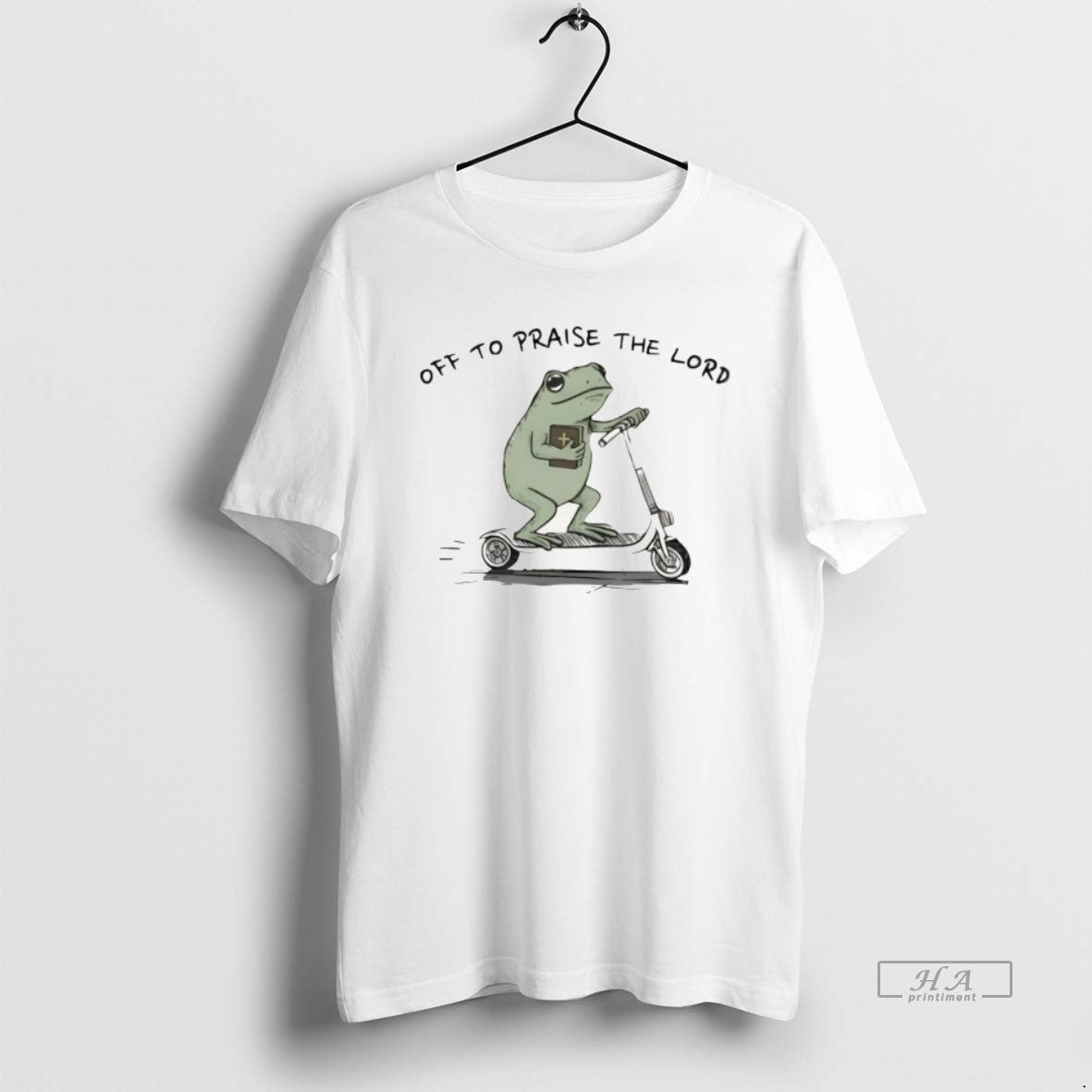 Official Funny Christian Frog Off To Praise The Lord T-Shirts, Hoodie, Sweatshirt | PopFlextees.com