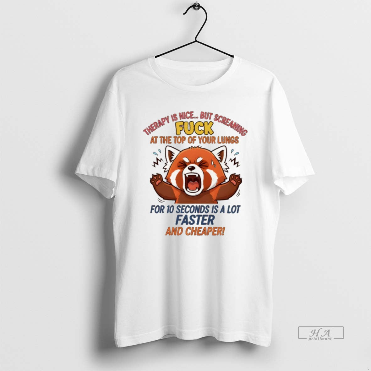 Official Funny Fox Therapy Is Nice But Screaming Fuck At The Top Of Your Lungs T-Shirts, Hoodie, Sweatshirt | PopFlextees.com