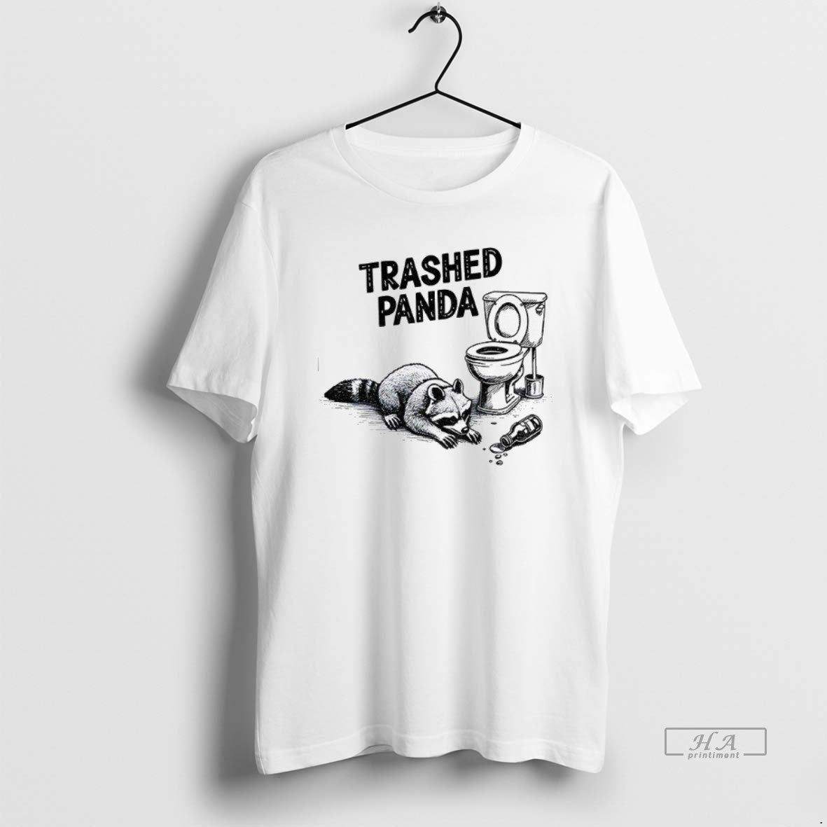 Official Funny Trashed Panda Racoon Gets Drunk T-Shirts, Hoodie, Sweatshirt | PopFlextees.com