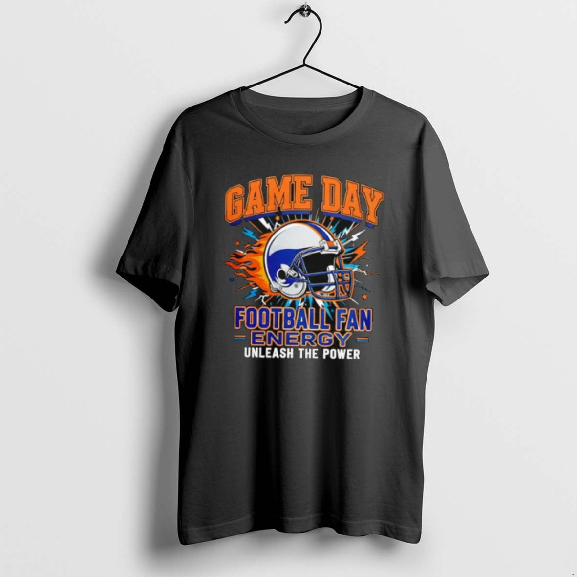 Official Game Day Football Fan Energy Bold Sports Graphic T-Shirts, Hoodie, Sweatshirt | PopFlextees.com