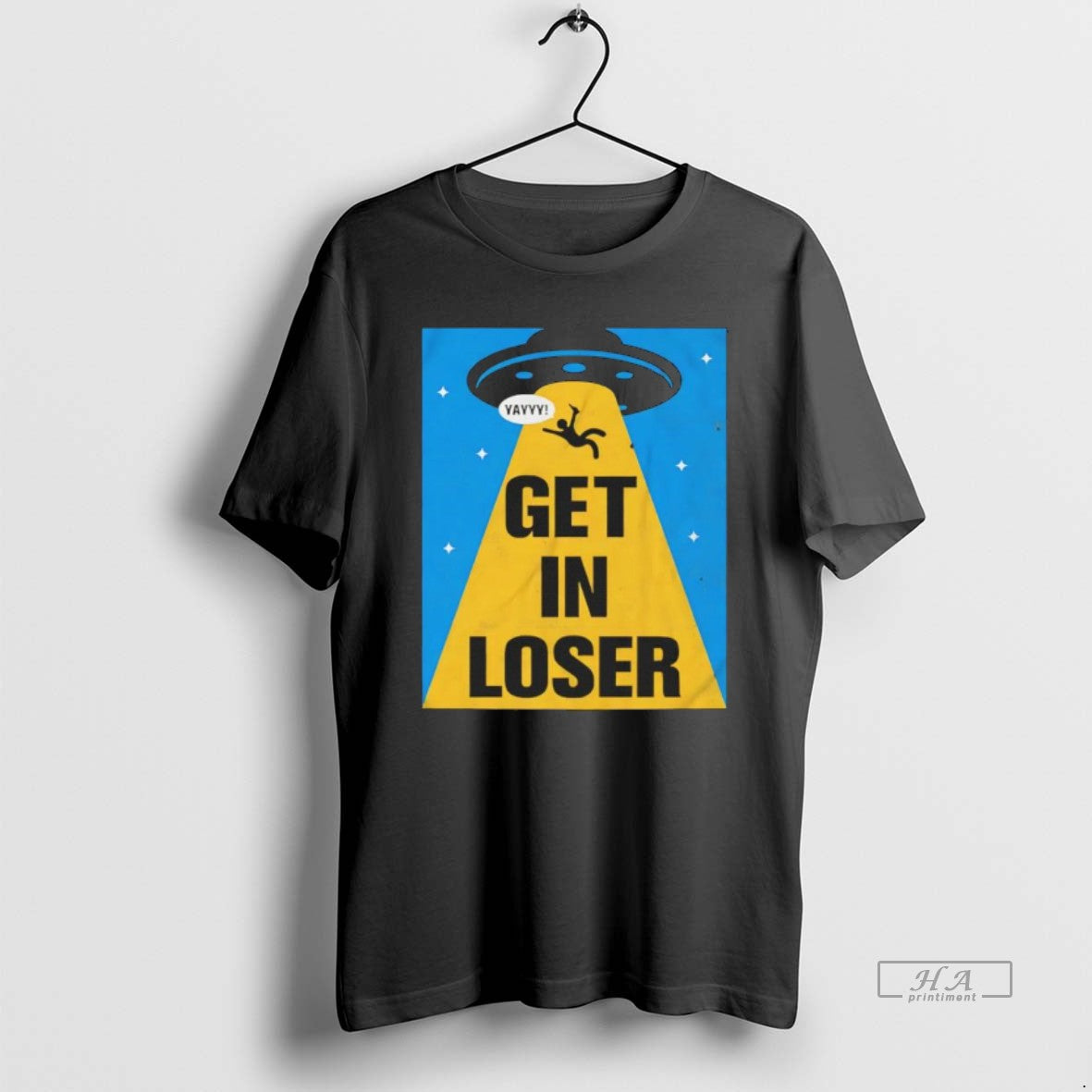 Official Get In Loser Alien Abduction Ufo T-Shirts, Hoodie, Sweatshirt | PopFlextees.com