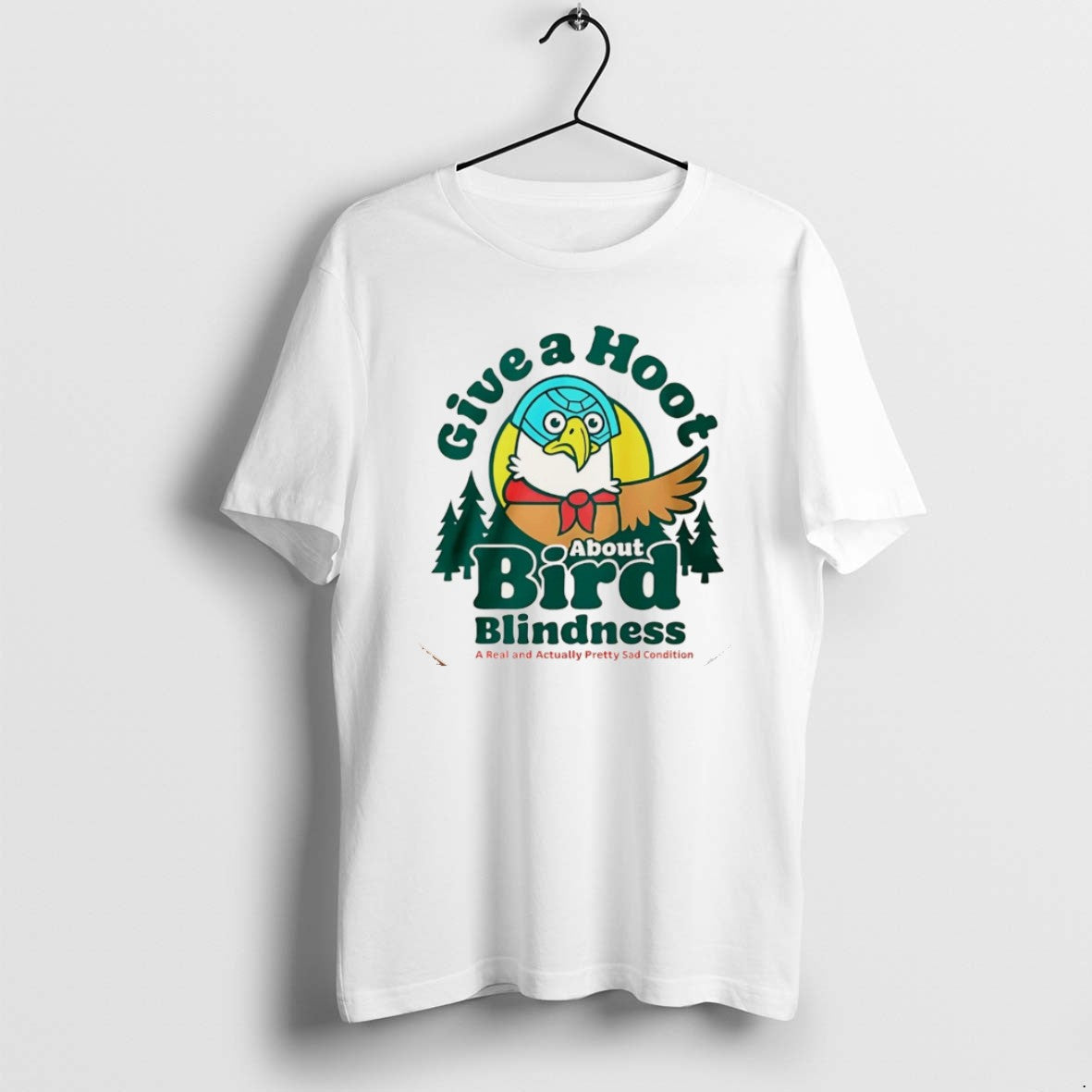 Official Give A Hoot About Bird Blindness Christmas T-Shirts, Hoodie, Sweatshirt | PopFlextees.com