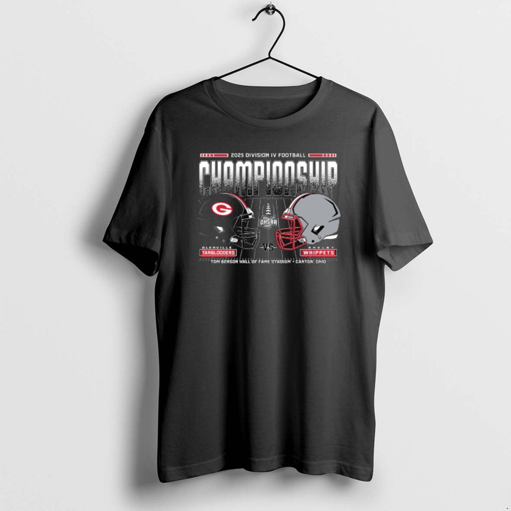 Official Glenville Tarblooders Vs Shelby Whippets 2025 Ohsaa Football Division 4 H2h State Championship T-Shirts, Hoodie,...