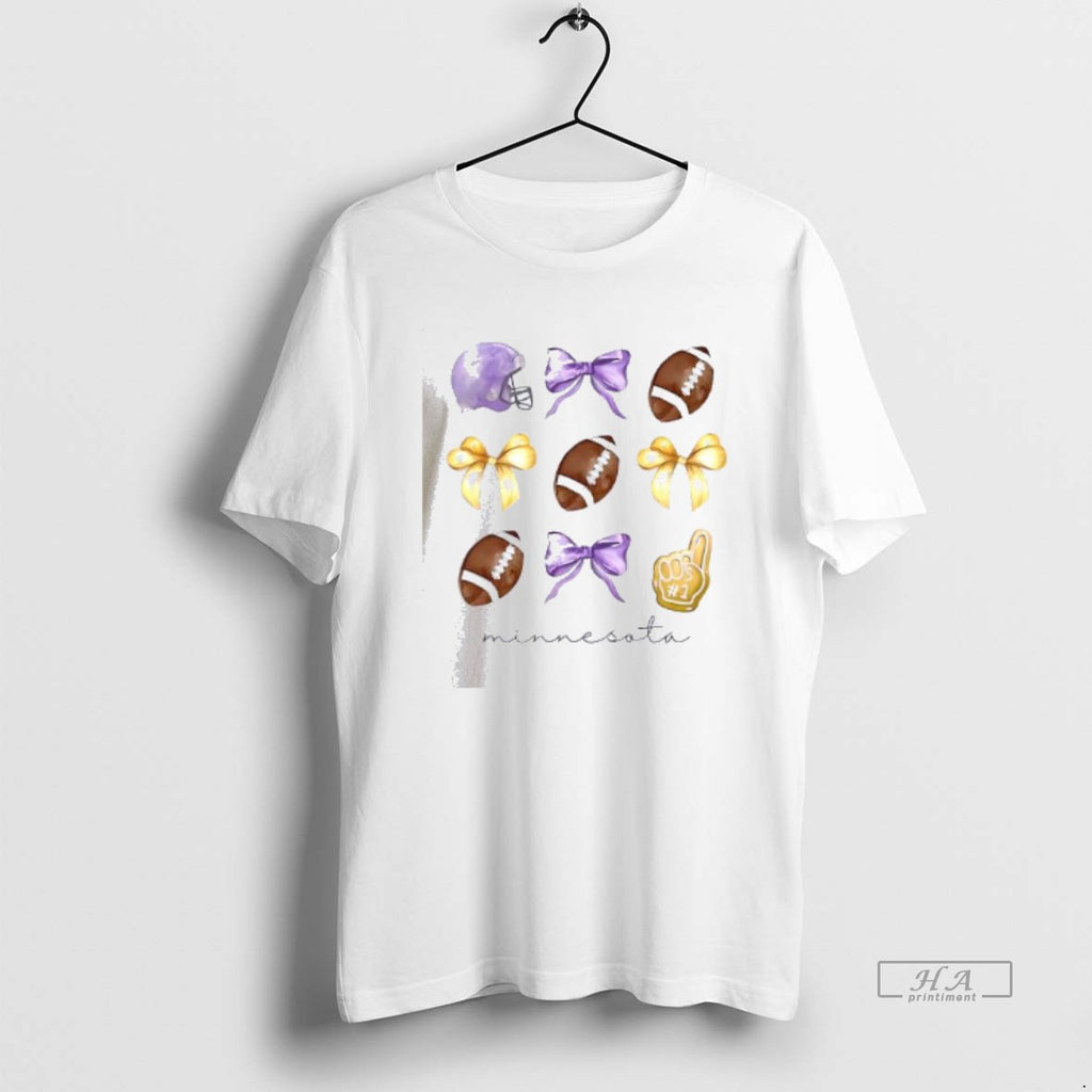Official Go Minnesota Football Helmet Bow 1 Fan Graphic Team Spirit T-Shirts, Hoodie, Sweatshirt | PopFlextees.com