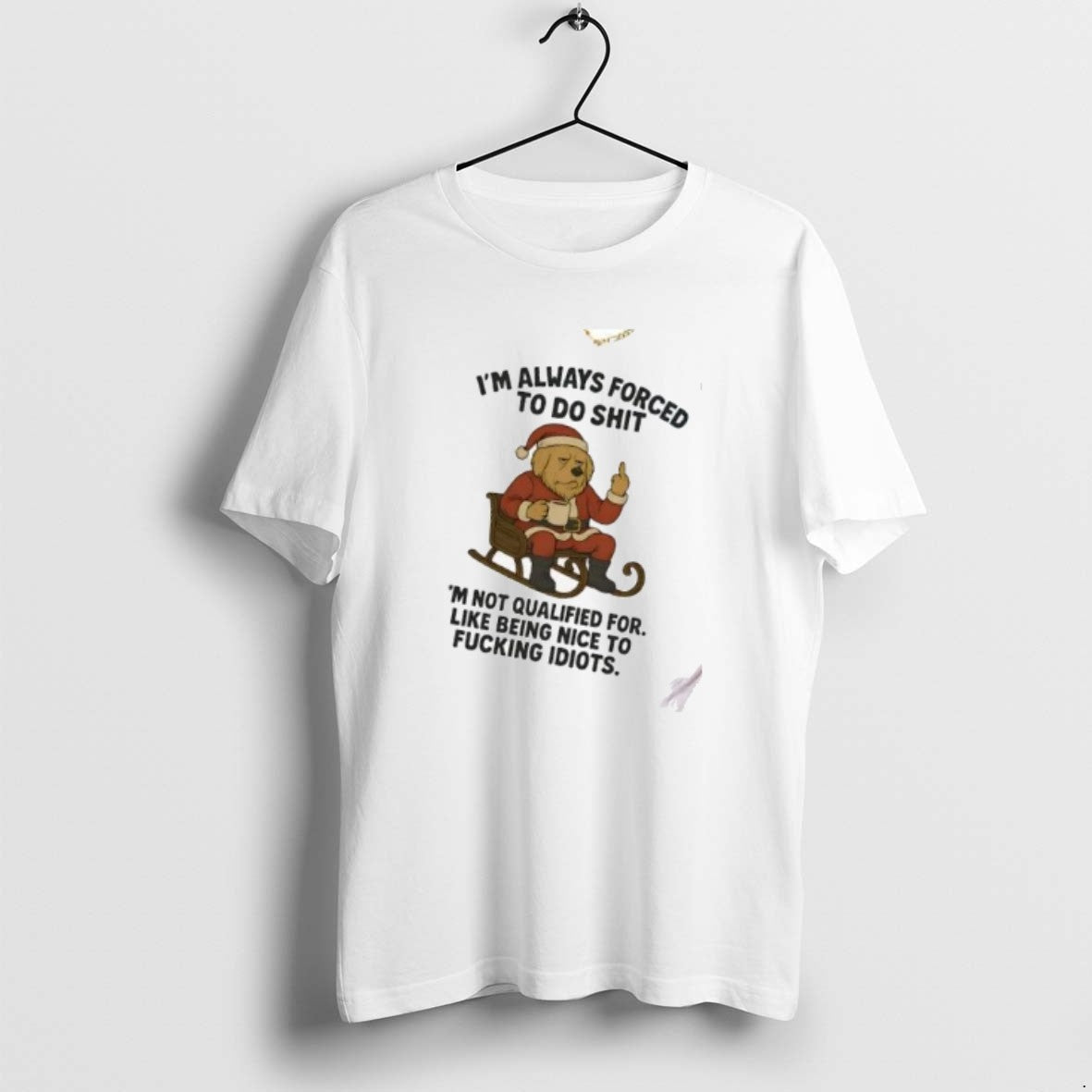 Official Golden Retriever Im Always Forced To Do Shit Fucking Idiots Christmas T-Shirts, Hoodie, Sweatshirt | PopFlextees.com