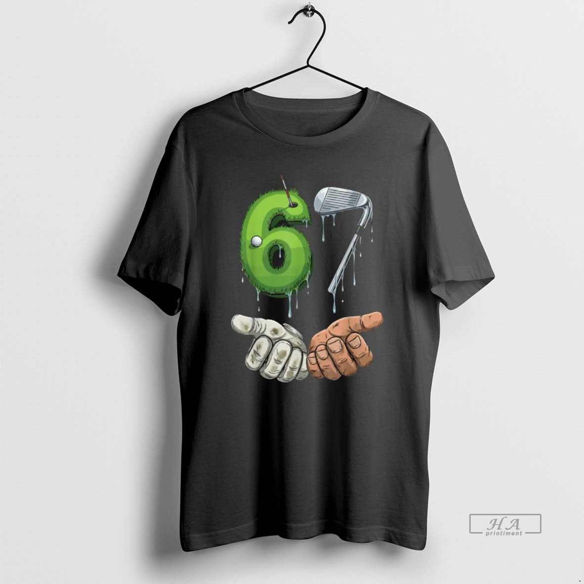 Official Golf 67 Putting Green Iron Club Six Seven 67 Golf T-Shirts, Hoodie, Sweatshirt | PopFlextees.com