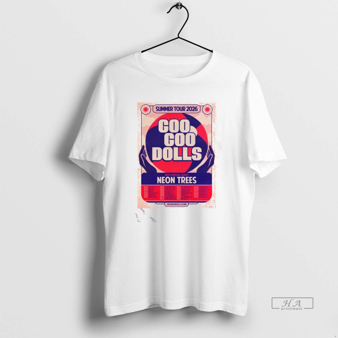 Official Goo Goo Dolls With Special Guest Neon Trees Summer Tour 2026 T-Shirts, Hoodie, Sweatshirt | PopFlextees.com