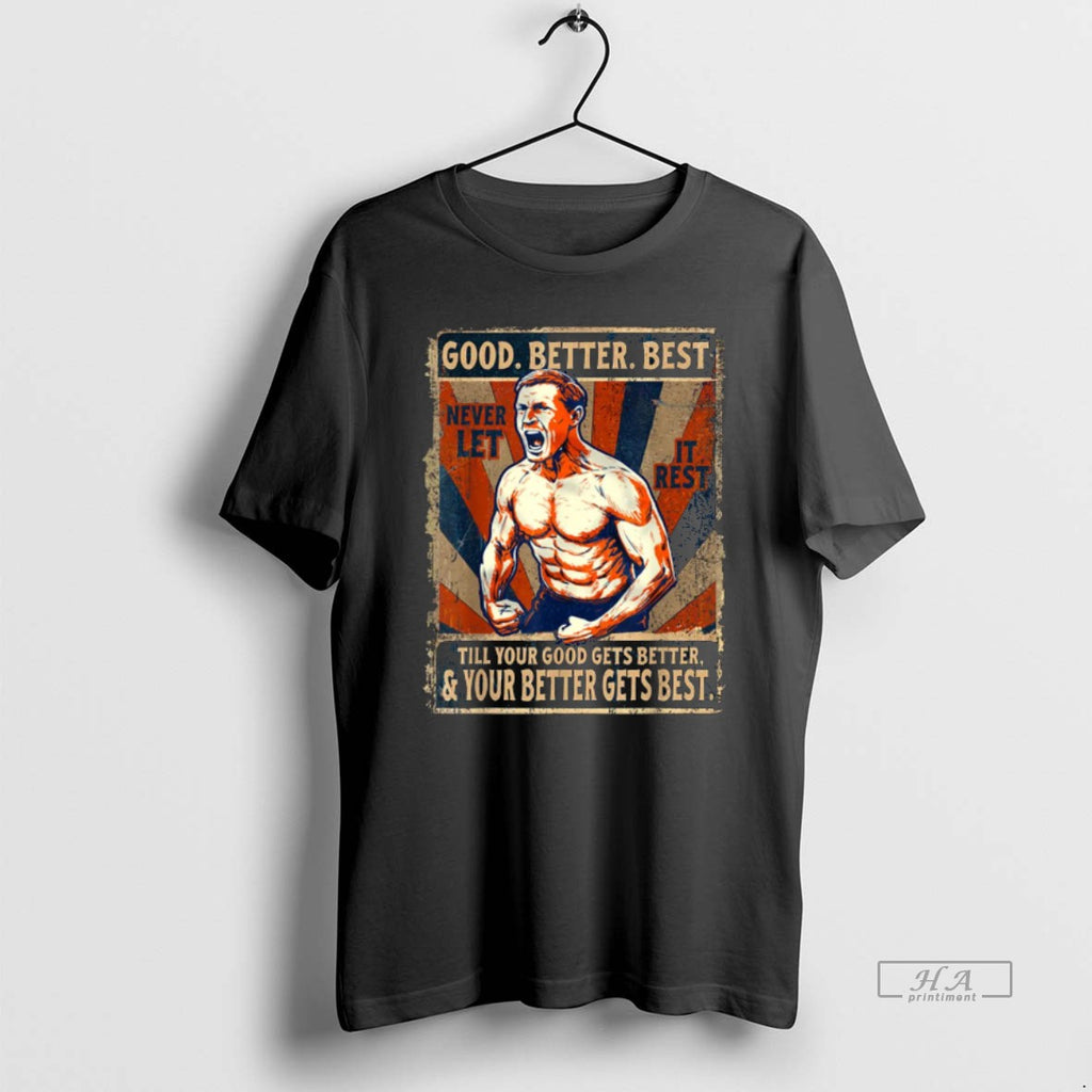 Official Good Better Best Never Let It Rest Xmas Ben Johnson 2 T-Shirts, Hoodie, Sweatshirt | PopFlextees.com