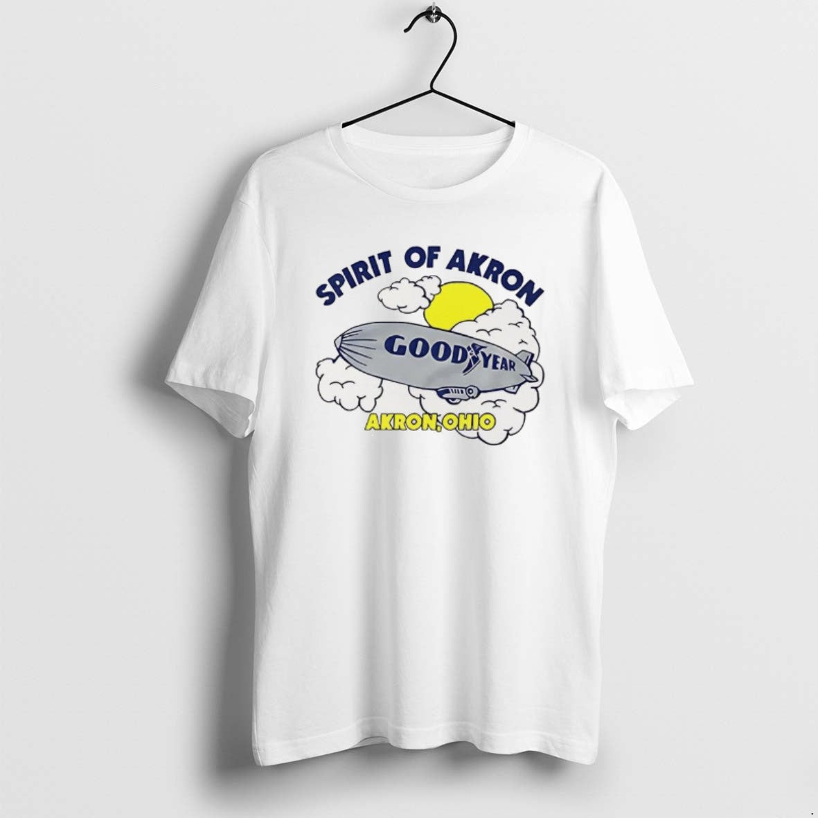 Official Goodyear Blimp Spirit Of Akron Ohio Cartoon T-Shirts, Hoodie, Sweatshirt | PopFlextees.com
