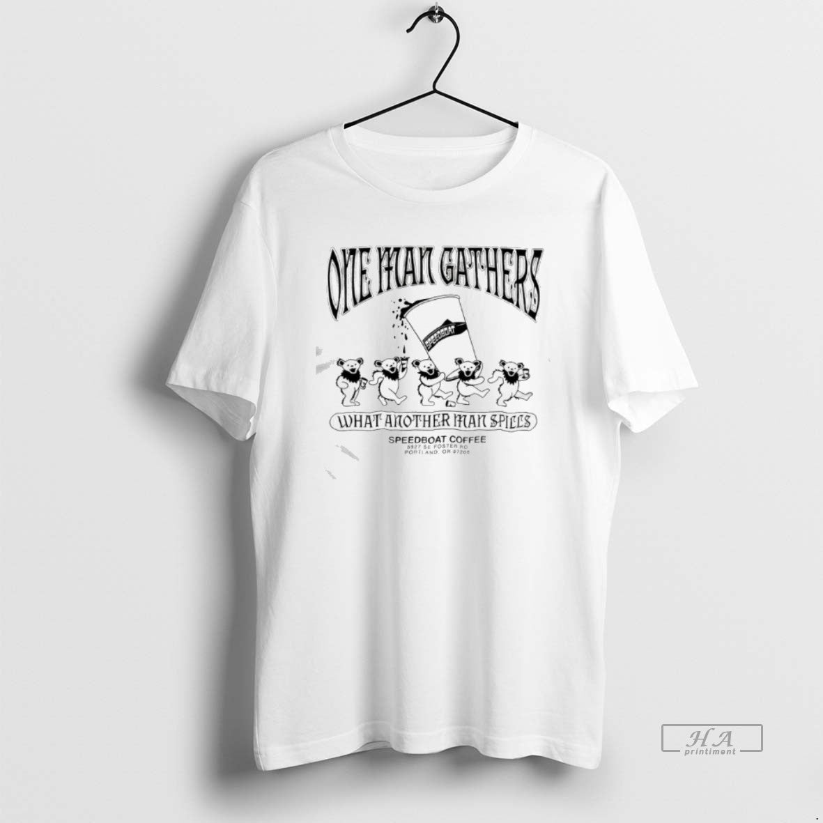 Official Grateful Deads Dancing Bears One Man Gathers What Another Man Spills T-Shirts, Hoodie, Sweatshirt | PopFlextees.com