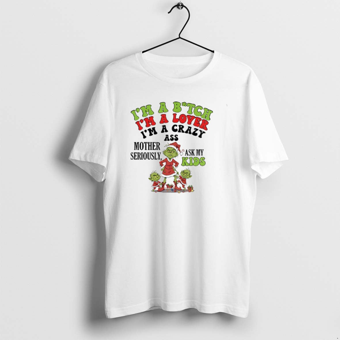 Official Grinch Santa Im 97 Sure You Dont Like Me Merry Christmas T-Shirts, Hoodie, Sweatshirt | PopFlextees.com