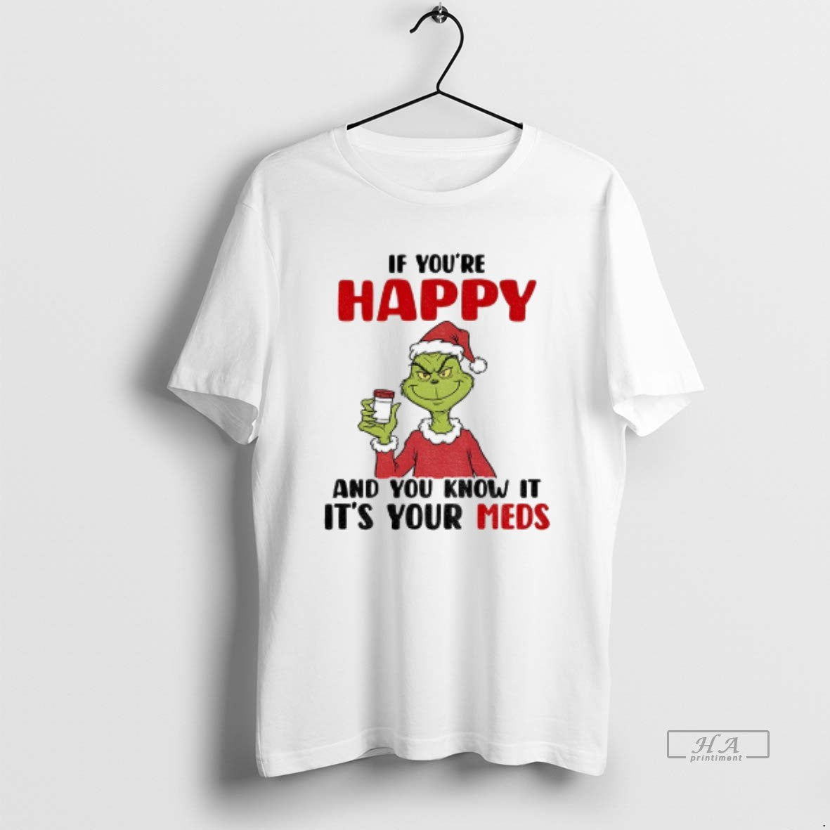 Official Grinch Santa Im A Cranky Old Lady If You Dont Want A Sarcastic Answer T-Shirts, Hoodie, Sweatshirt | PopFlextees.com