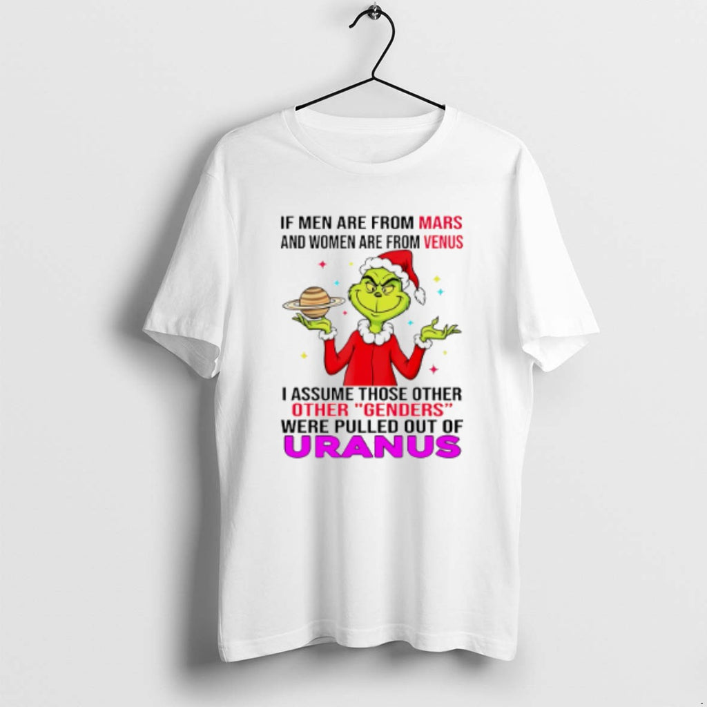 Official Grinch If Men Are From Mars And Women Are From Venus T-Shirts, Hoodie, Sweatshirt | PopFlextees.com